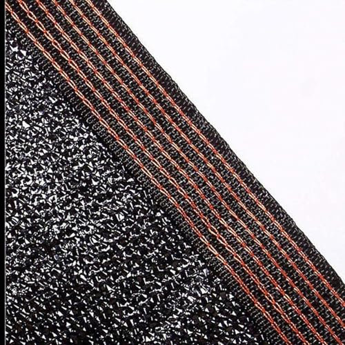 3x3m Waterproof Shade Sail Rectangular Sun Shade Net for Garden Greenhouse UV Protection Canopy for Above Ground Pool Durable Black Fabric 5x7m Option Available
