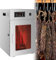 Essiccatore rotativo industriale per carne con timer digitale 24 ore per salsiccia, pancetta, pollo, anatra, pesce, manzo, struttura in acciaio inox