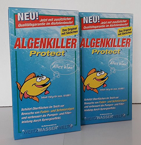 Algenkiller Protect - 2 x 150 gr zuverlässig gegen alle Algen im Teich
