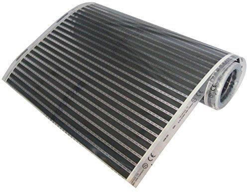 Infrarot Heizfolie 430 W/m² 50 cm 1 m² Innenbereich Außenbereich