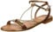 Les Tropéziennes par M. Belarbi Femmes HIRONDEL Sandales Bride Cheville, Marron (Tan/Or 797), 39 EU
