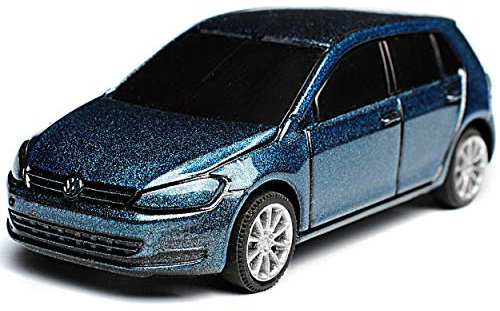 Rietze Volkwagen Golf VII Blau Grau 5 Türer Ab 2012 1/64 Modell Auto