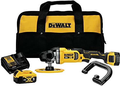 DEWALT DCM849B 20V MAX XR 7 in (180mm) Cordless Variable Speed Rotary Polisher (Tool Only)