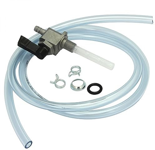 KIT ROBINET ESSENCE ADAPT. POUR PEUGEOT 103 + DURITE TRANSPARENTE 1M + COLLIERS