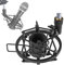 SUNMON Shock Mount for Audio-Technica ATR2100X, ATR2100 - Reduces Vibration and Noise - Adjustable Modern Metal Microphone Mount - Shock Mount