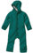 disana WALK-OVERALL, 100% Bio-Merinowolle GOTS, IVN Best | mit Umklappbündchen | Newborn Baby Kleinkind Kind Unisex | Made in Germany | Pacific Gr. 86-92