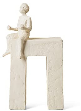 Kähler Zwillinge H24 cm Astro Skulpturen Spiritueller Fokus Kommunikation, rot