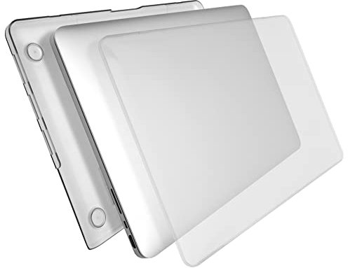 MyGadget Cover Opaca Rigida per Apple MacBook Pro 14 pollici dal 2021 - Custodia Hardshell Sottile - Plastica Matte Finish - Case Clear