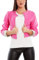 Toocool - Giacca Donna Corta Ecopelle Bolero Senza Chiusura Giacchetto Sexy JL-7860 [S,fuxia]