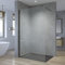 AQUABATOS® Walk-in Dusche 100 x 200 cm Duschabtrennung Sicherheitsglas 8mm Glaswand Nano Beschichtung Duschtrennwand Easy Clean Seitenwand mit Stabilisierungsstange Schwarz