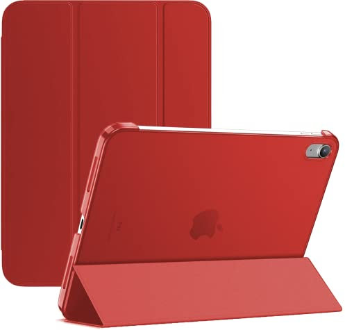 Magnetic Smart Case for iPad Mini 6 (2021) 8.3 inch A2567 A2568 Stand Case with Sleep/Wake Function (Red)