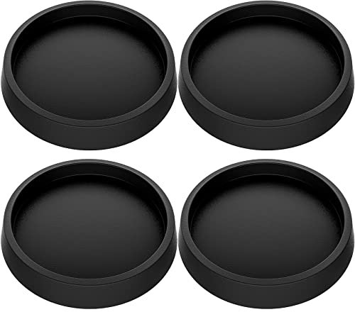 Lot de 4 Dessous de Verre pour Meubles, Patins en Caoutchouc antidérapants pour planchers en Bois Dur 6,3 cm