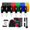 11-teiliges Widerstandsband-Set – Türanker-Beingurt, 200 Lb, Multifunktionales Fitness-Set Für Zuhause, Fitnessstudio, Büro
