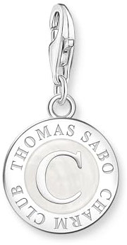 THOMAS SABO Breloque en argent sterling 925 recyclé blanc 1998-007-14, taille unique, Argent sterling, Pas de gemme