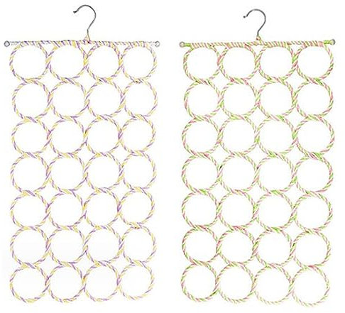 Bohue 2Pcs Vogel Schaukeln Stand Papagei Hängen Klettern Netz 28 Runden von Kletternetz Vogel Spielzeug Baumwolle Seil Hängematte Leiter Kreis Schaukel Rahmen