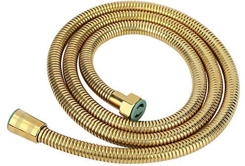 Tyenaza Goldfarbener Duschschlauch aus Edelstahl, Flexibler G1/2-Zoll-Handschlauch, Ideal Für Dusch-Bidet-Sprayer, Baden Und Toilettenreinigung