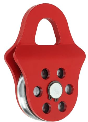 Snatch Block Towing Pulley Blocks, 4 Ton Heavy Duty Winch Pulley, Block and Tackle Pulley System Heavy Duty Offroad Recovery Accessory for Truck, Tractor, ATV & UTV