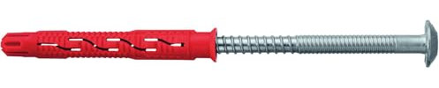 Hilti HRD-H Plastic Screw Frame Anchor 10 mm x 160 mm,Suitable for Fastening Fixtures Up to 150 mm Thick (423875)