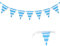 10M Oktoberfest Deko Wimpelkette,Bayern Party Girlande,Bayerische Dekoration,Bayrische Bierfest Blau Weiß Wimpel-Banner-Flagge Set,Bier Fest Abend Wimpelgirlande,für Biergarten Décorative(20×30cm)