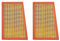 Rufutle Auto Innenraumfilter für Nissan X-Trail T31 Qashqai J10 2007-2013, 2-teiliger Auto-Luftfilter-Innenraumfilter 16546-JD20A/27277JN20A
