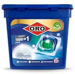 ORO- Detergente en Cápsulas Concentrado | Poder de Eliminación de Manchas y Frescura Duradera | Fragancia de Jazmín y Rosa