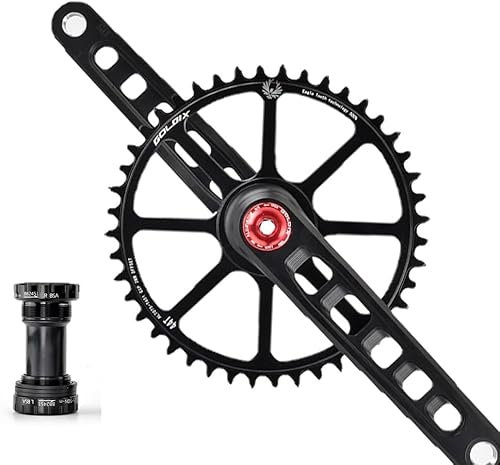 GXP Fahrrad-Kurbelarm-Set, 165 mm, 170 mm, 172,5 mm, 175 mm, Kurbelgarnitur, Mountainbike, 40 Zähne, 42 Zähne, 44 Zähne, 46 Zähne, 48 Zähne, Single-Speed-Kettenblatt, Hohle integrierte Kurbe