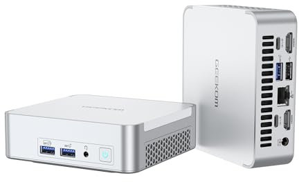 GEEKOM Mini PC XT13 Pro i9 13900HK (14 Kerne, 20 Threads, bis zu 5,4 GHz) Mini Desktop-Computer, 32 GB DDR4 2 TB SSD Speicher, Mini PC Gaming, 2 x USB4 | Windows 11 Pro | Wi-Fi 6E | BT 5.2