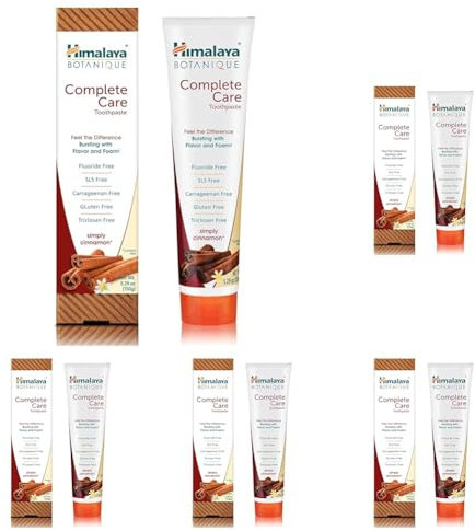Himalaya Botanique Toothpaste - Simply Cinnamon (Cinnamon, 1 PACK) (Packung mit 5)