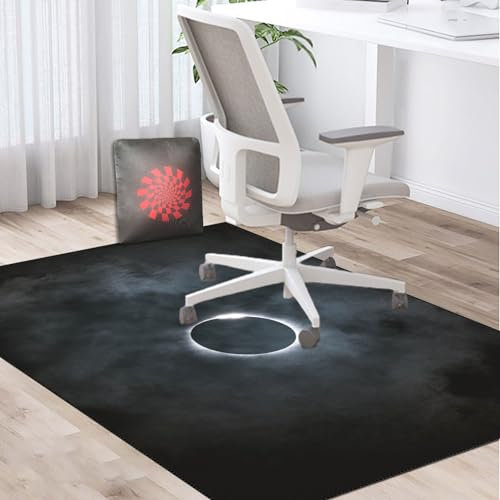 Gaming Chair Mat 130x160cm Office Carpet Protector for Gamers Essential Computer Desk Floor Mat for Gaming Setup