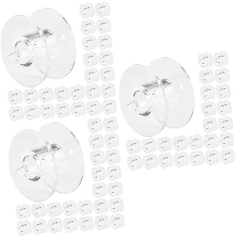 TEHAUX 3 Juegos De Bobinas De Costura Bobinas De Bordado Para Máquina De Coser Bobinas De Hilo Para Máquina De Coser Brother Kit Portátil De Bobinas De Hilo Carretes Vacíos De