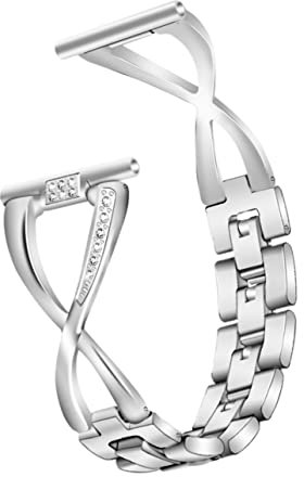 NUOBESTY 1pezzi Cinturino Per Smartwatch Da Strass Intarsiati Cinturino Sostitutivo Per Orologio Per Smartwatch