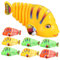 SKISUNO 8pièces Jouets De Bain Plastique Poissons Robot Nageurs Colorés pour Jouets Amusants pour Piscine