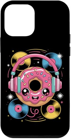 Dj Food Ciambella Con Cuffie E Vinili Custodia per iPhone 12 mini