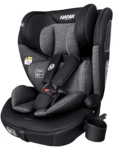 Nania - Milano, Kinderautositz Isofix, skalierbar 76-150 cm, von 9 bis 36 kg, 15 Monate bis 12 Jahre, verstellbare Kopfstütze, 12 Einstellungen, Seitenschutz, abnehmbarer und waschbarer Bezug
