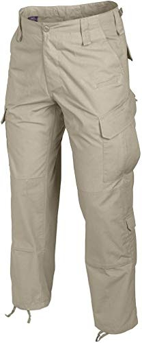 Helikon Öko-Tex CPU Pantalones Combat Patrol Uniforme Cotton Ripstop – Caqui, XS/Regular