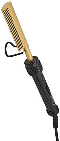 Wahl Mains Operated Afro Straightening Comb - Gold