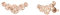 PURELEI® Malihini Ohrringe (Gold, Silber, Rosegold), Damen Ohrringe aus langlebigem Edelstahl, Wasserfester Schmuck (Rosegold)