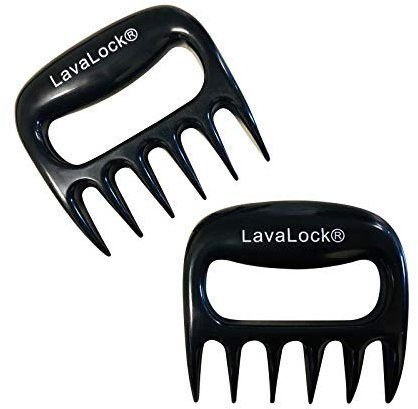 LavaLock Grillfleisch Claws Schweinefleisch Shredder für Kamado BGE Oklahoma Joes & Weber Smokey Mountain Grillen, Grill, Holzkohle Smoker