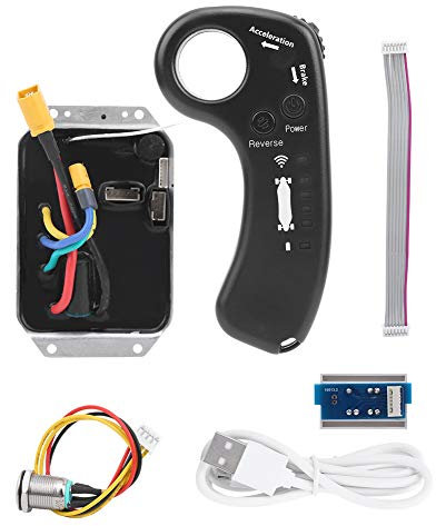 BuyWeek Elektro Skateboard Einzelantrieb Controller Kit, 36V Elektro Longboard Geschwindigkeitsanpassung Hub Einzelantrieb Controller Fernbedienung Kit für Elektrische Skateboard Longboard
