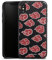 Silikon Hülle kompatibel mit Apple iPhone X Case schwarz Handyhülle Naruto Shippuden Pattern Akatsuki