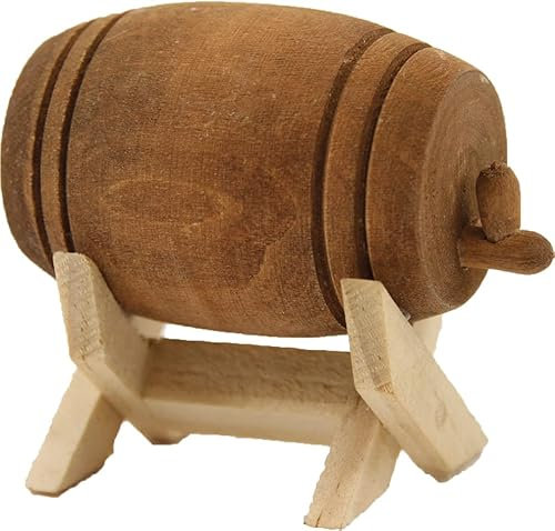 dekoprojekt Krippenzubehör Weinfass klein 3,4 cm