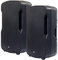 TEK audio (2x Play 15) Play15 15 Active Speaker 600W Stereo bluetooth and USB media player
