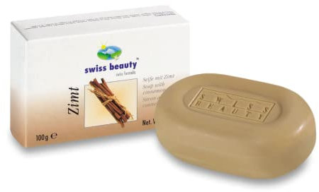 MEDOSAN Zimtseife | Seife mit Zimtextrakt | sinnlicher Duft | reinigt und pflegt | für die tägliche Skincare Routine | Gesichtspflege