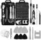 Precision Screwdrivers Set, 115 in 1 Small Magnetic PC Repair Tool Kit for iPhone Laptop MacBook iPad PC Watch PS4 PS5 Tablet Glasses Xbox Switch Consoles Controller,Mini Screwdriver Bit Set with Case