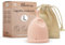 Bamboozy Coppetta Mestruale (L) - Coppette Mestruali Riutilizzabili Realizzate in Silicone Medico - Fino a 12 Ore di Protezione - Senza Plastica, Senza BPA e Altre Sostanze Indesiderate