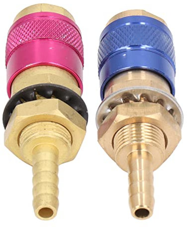 Wassergekühlter Gasadapter Zum Schweißen für Pistolen-Schnellkupplung, Wasserkühlung für DB-WIG-Schweißgeräte (6MM)