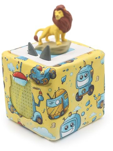 Taladad für Toniebox Bezug, Schutzhülle Case Schutzfolie,Schutzcover Bezug for Toniebox Speaker Hülle Bezug Toniebox Starter Zubehör Schutzhüllen (Roboter)