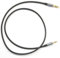 ABLET 50cm vergoldetes Design 3,5mm auf 2,5mm männlich Autozusatzkabel Kabel Kopfhörer Audiokabel Kompatibel mit Bose Kopfhörer, für JBL Kopfhörer, Smartphone Tablet MP3 Player Schwarz