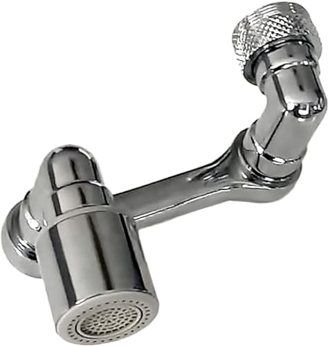 MYBO TV - Wasserhahnadapter 1080 – Wasserhahn drehbar um 1080 Grad – Verlängerung für Küchenarmatur – Wassersparfilter – passt auf die meisten Standard-Wasserhähne M24/100, F22/100, F20/100.