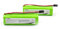 (2-Pack) 9.6V 2000mAh NiMH Receiver Battery Pack with Hitec Connector Replacement for Square NT8S600B Futaba 8UA 8UH 6YF 6NPK 7NFK 7C RC Transmitter and Receiver